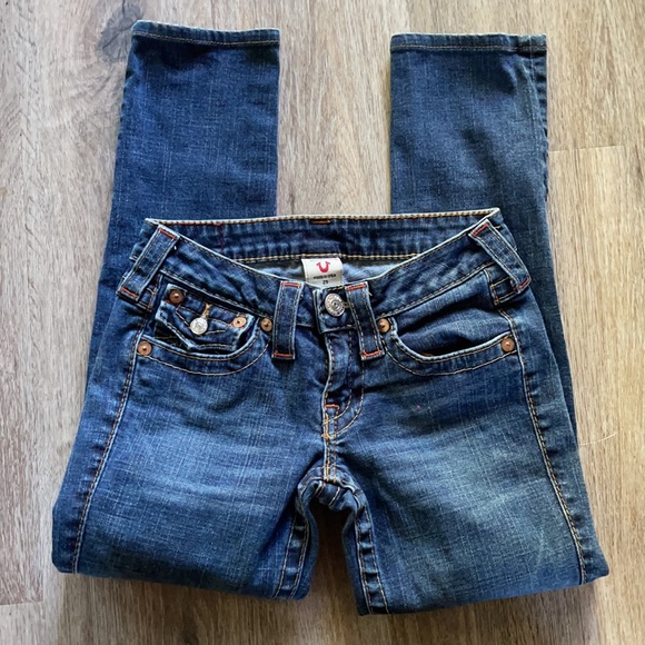 EUC True Religion Julie Skinny Jeans Size 25 - Picture 5 of 10